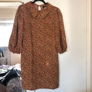 Retro Collared Dress